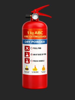 1 KG ABC Fire Extinguisher (Dry Powder)